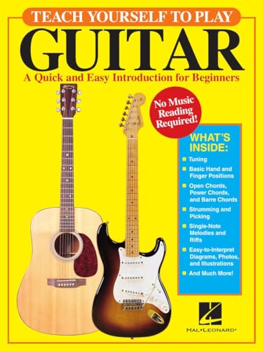 Book Cover Teach Yourself to Play Guitar: A Quick and Easy Introduction for Beginners