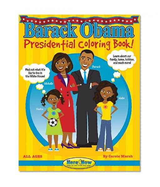 Book Cover Barack Obama Presidential Coloring Book (Here & Now)