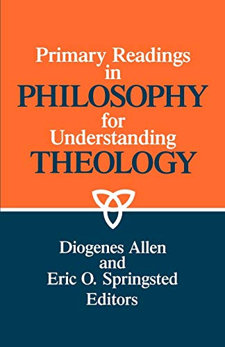 Book Cover Primary Readings in Philosophy for Understanding Theology