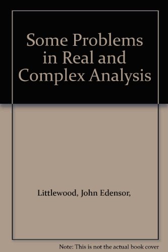 Some Problems in Real and Complex Analysis