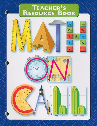 Book Cover Math On Call: Teacher's Resource Book