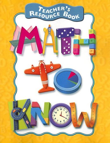 Book Cover Math to Know: A Mathematics Handbook