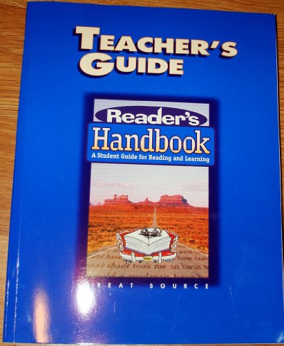Book Cover Great Source Reader's Handbooks: Teacher's Guide Grades 9 - 12 (Readers Handbook)