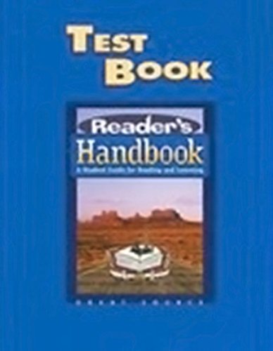 Book Cover Reader's Handbook Test Book Grades 9-12: Multiple-choice Tests/ Short-Answer Tests