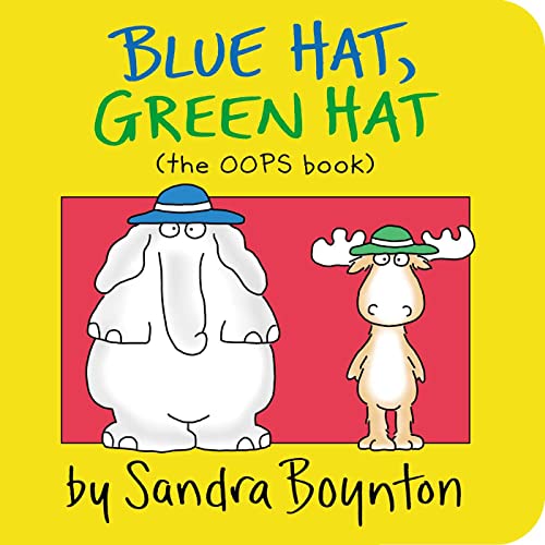 Book Cover Blue Hat, Green Hat (Boynton on Board)