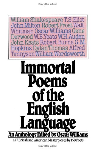 Book Cover Immortal Poems of the English Language