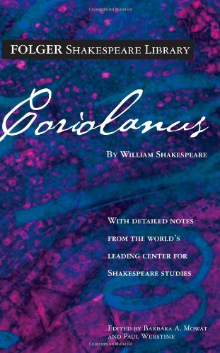 Book Cover Coriolanus (Folger Shakespeare Library)