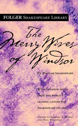 Book Cover The Merry Wives of Windsor (Folger Shakespeare Library)