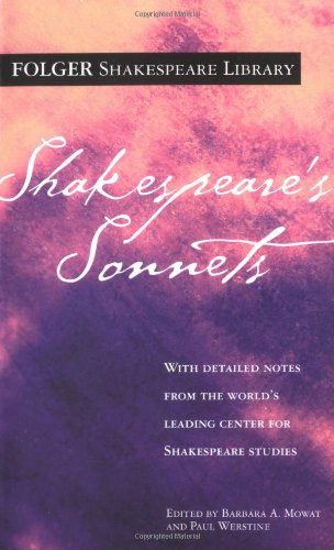 Book Cover Shakespeare's Sonnets (Folger Shakespeare Library)