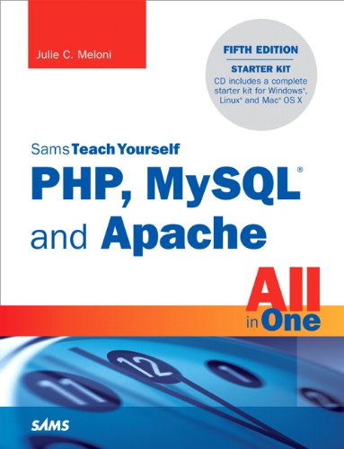 Book Cover Sams Teach Yourself PHP, MySQL and Apache All in One (5th Edition)
