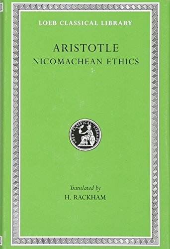 Book Cover Aristotle, XIX, Nicomachean Ethics (Loeb Classical Library)