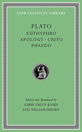 Book Cover Plato: Euthyphro. Apology. Crito. Phaedo (Loeb Classical Library)