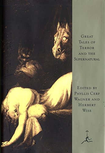 Book Cover Great Tales of Terror and the Supernatural (Modern Library (Hardcover))