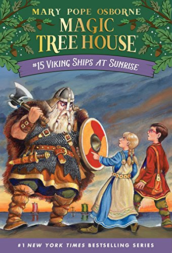 Book Cover Viking Ships At Sunrise (Magic Tree House, No. 15)
