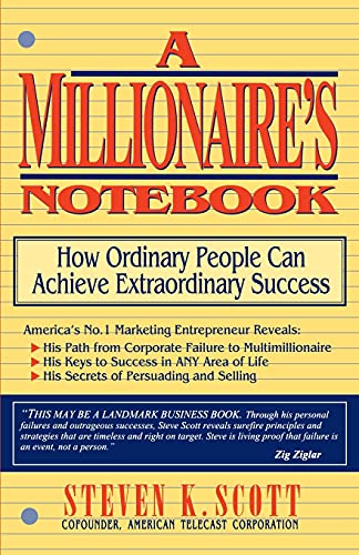 Book Cover Millionaire's Notebook: How Ordinary People Can Achieve Extraordinary Success