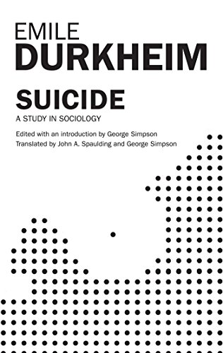 Book Cover Suicide: A Study In Sociology