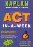 KAPLAN ACT IN - A - WEEK (1996 EDITION)