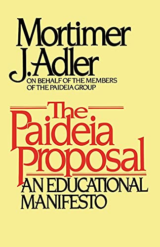 Book Cover The Paideia Proposal: An Educational Manifesto