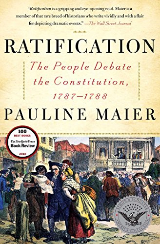 Book Cover Ratification: The People Debate the Constitution, 1787-1788