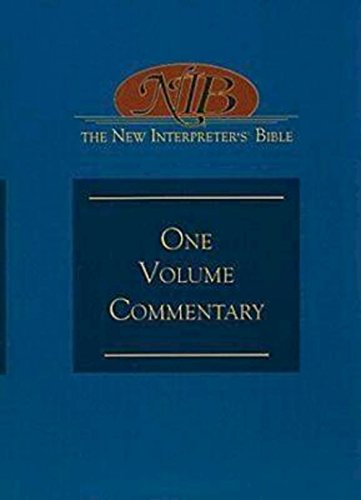 Book Cover The New Interpreter's Bible One-Volume Commentary