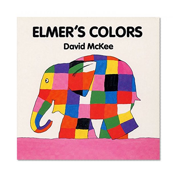 Book Cover Elmer's Colors (Board Book)