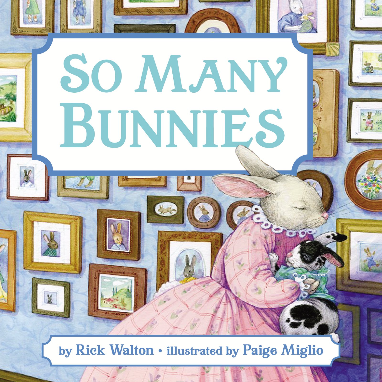 Book Cover So Many Bunnies Board Book: A Bedtime ABC and Counting Book: An Easter And Springtime Book For Kids