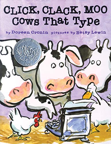 Book Cover Click, Clack, Moo Cows That Type