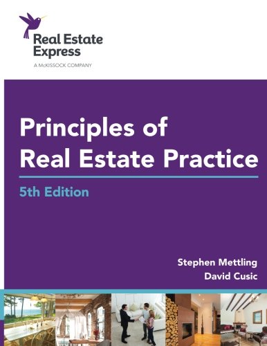 Book Cover Principles of Real Estate Practice: Real Estate Express 5th Edition