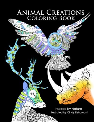 Book Cover Animal Creations Coloring Book: Inspired By Nature
