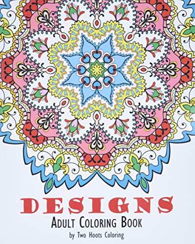Book Cover Adult Coloring Book: Designs