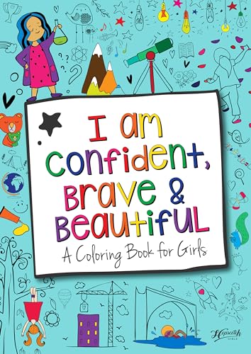 Book Cover I Am Confident, Brave & Beautiful: A Coloring Book for Girls