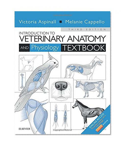 Book Cover Introduction to Veterinary Anatomy and Physiology Textbook, 3e