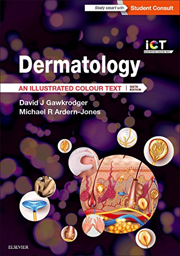 Book Cover Dermatology: An Illustrated Colour Text, 6e