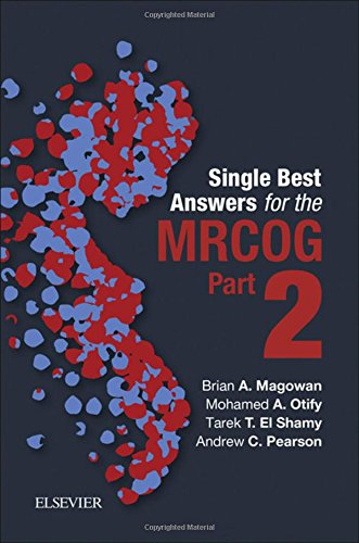 Book Cover Single Best Answers for MRCOG Part 2, 1e