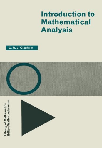 Introduction to Mathematical Analysis (Library of Mathematics)