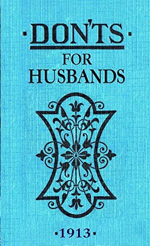 Book Cover Don'ts For Husbands