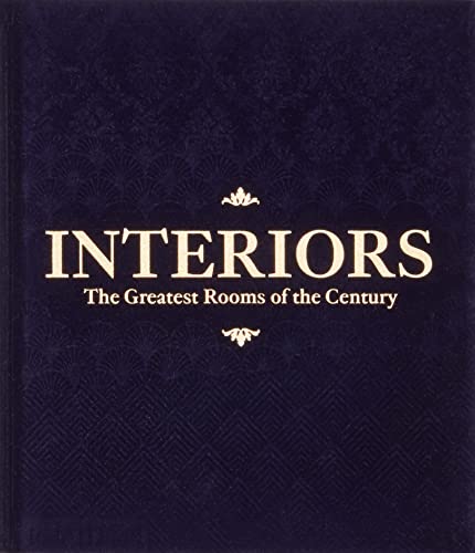 Book Cover Interiors - The Greatest Rooms of the Century (Velvet Cover Color is Midnight Blue, 1 of 4 available colors – see below for more detail)