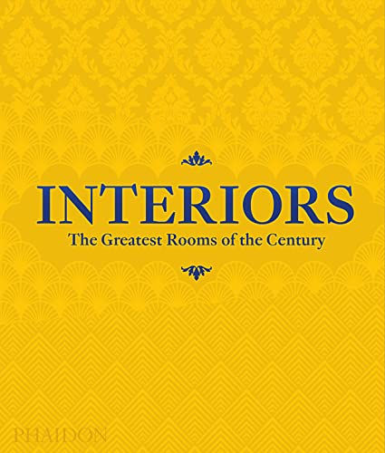 Book Cover Interiors - The Greatest Rooms of the Century (Velvet Cover Color is Saffron Yellow, 1 of 4 available colors â€“ see below for more detail)