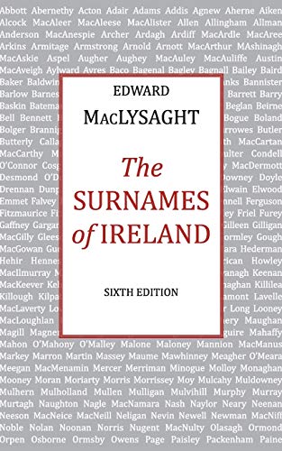 Book Cover Surnames of Ireland