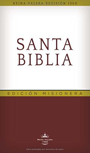Book Cover Santa Biblia / Holy Bible: Reina Valera Revisada 1960, EdiciÃ³n Misionera
