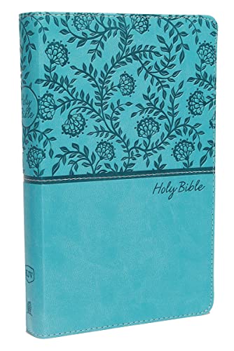 Book Cover KJV, Deluxe Gift Bible, Leathersoft, Blue, Red Letter Edition, Comfort Print: Holy Bible, King James Version