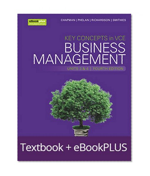 Book Cover Key Concepts in VCE Business Management Units 3&4 4E eBookPLUS & Print + StudyOn VCE Business Management Units 3&4 (Key Concepts in Business Management Series)