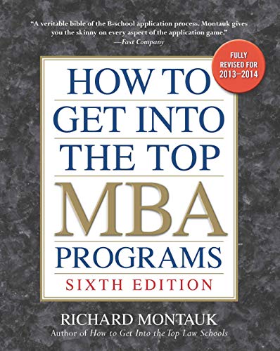 Book Cover How to Get into the Top MBA Programs, 6th Editon