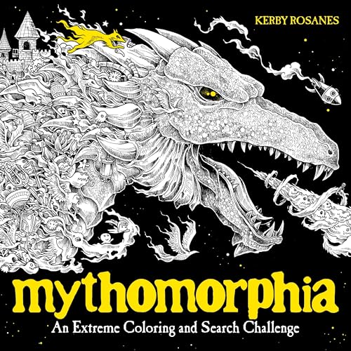 Book Cover Mythomorphia: An Extreme Coloring and Search Challenge
