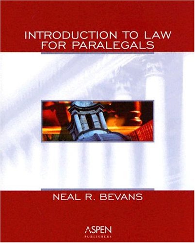 Introduction to Law for Paralegals