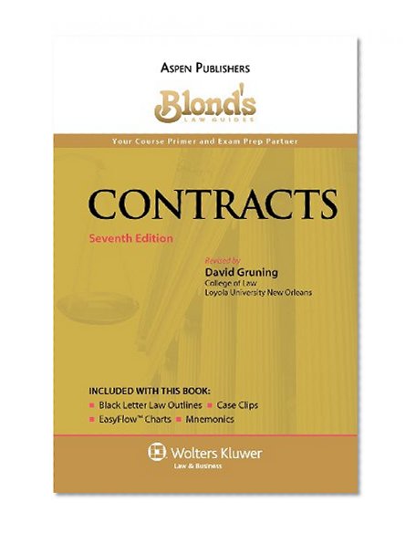 Blond's Law Guides: Contracts