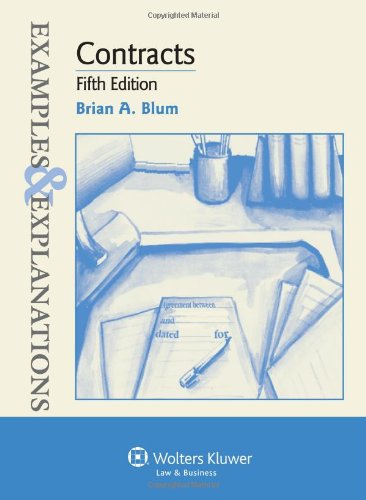 Book Cover Contracts: Examples & Explanations, 5th Edition