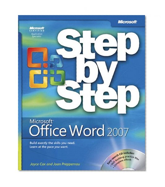 Book Cover Microsoft Office Word 2007 Step by Step