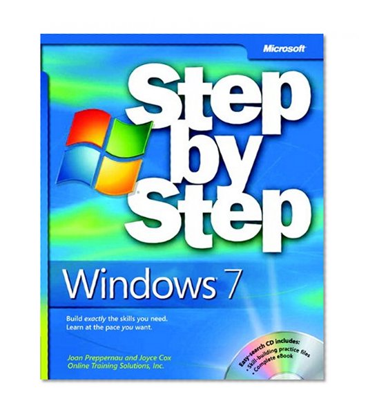 Book Cover Windows 7 Step by Step
