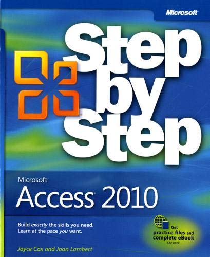 Book Cover Microsoft Access 2010 Step by Step